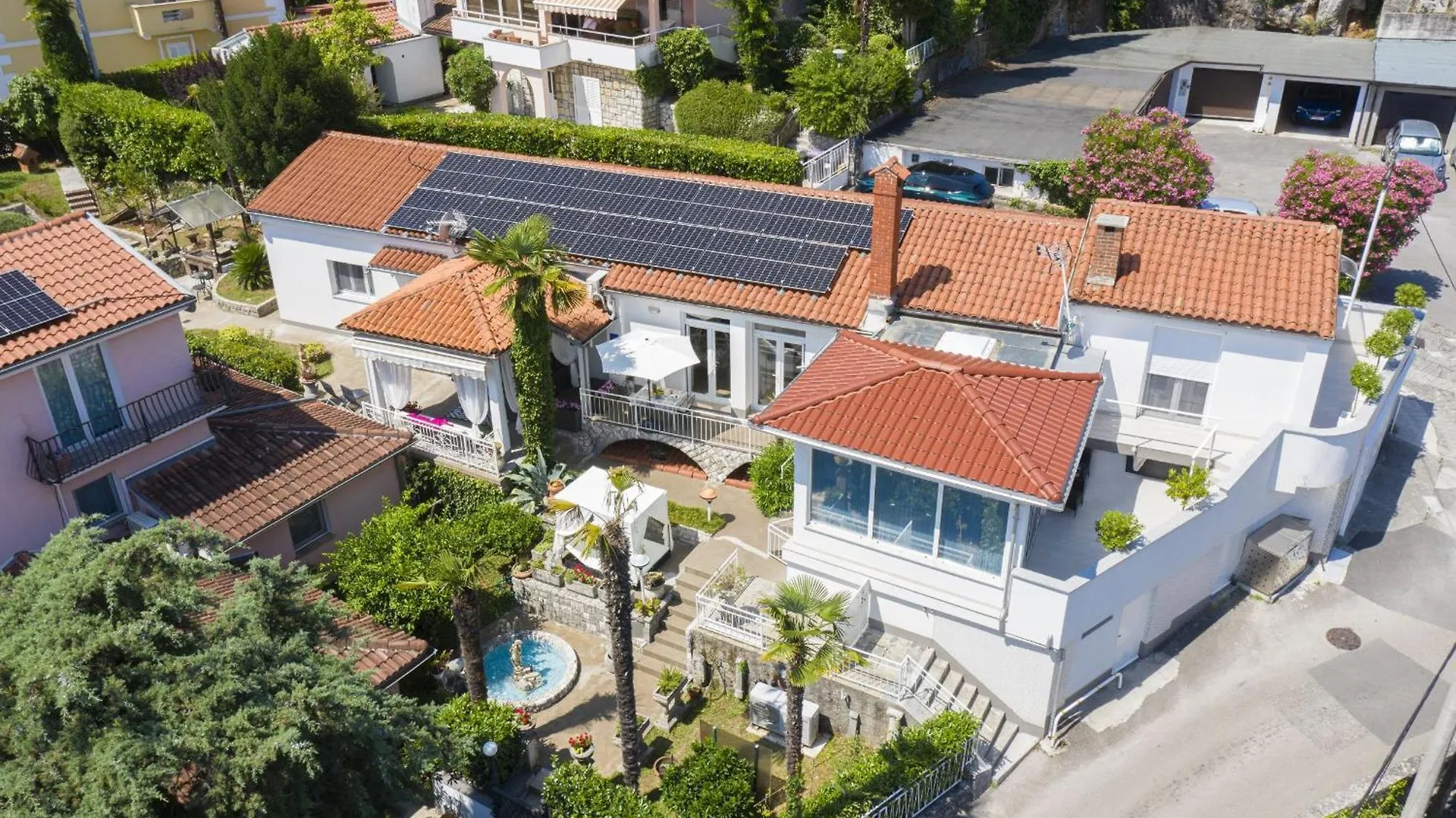Villa Nika With Sea View And Charming Garden Near Opatija Croatia